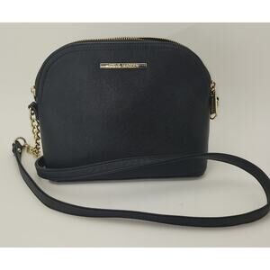 Steve Madden black crossbody bag with chain detail. Bikercore preppy